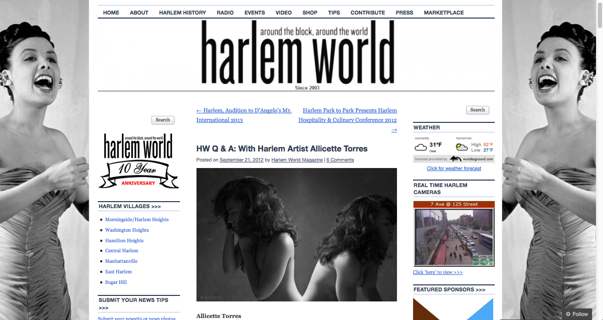 Interview with Harlem World Magazine