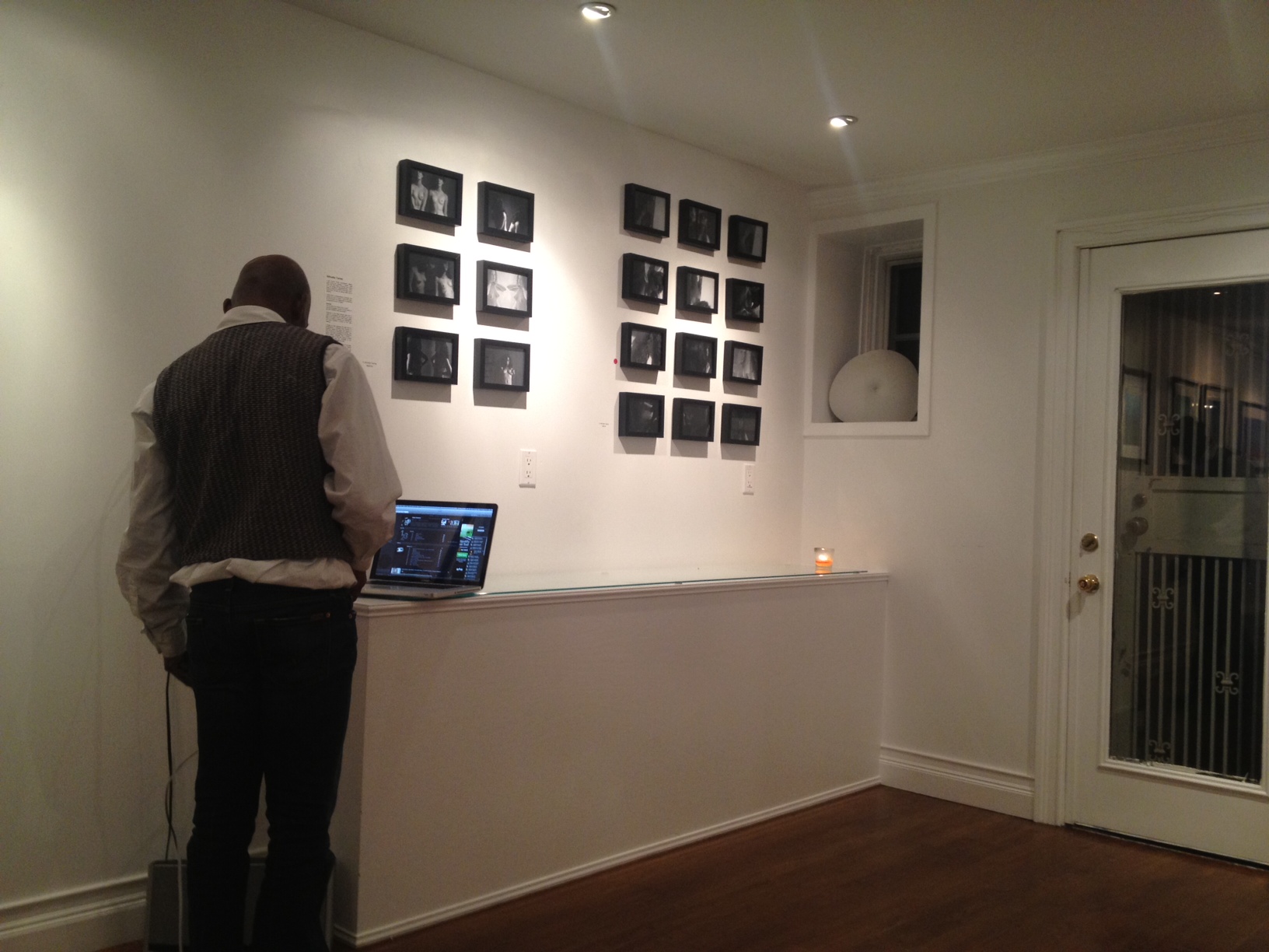 Images from the installation at Maison